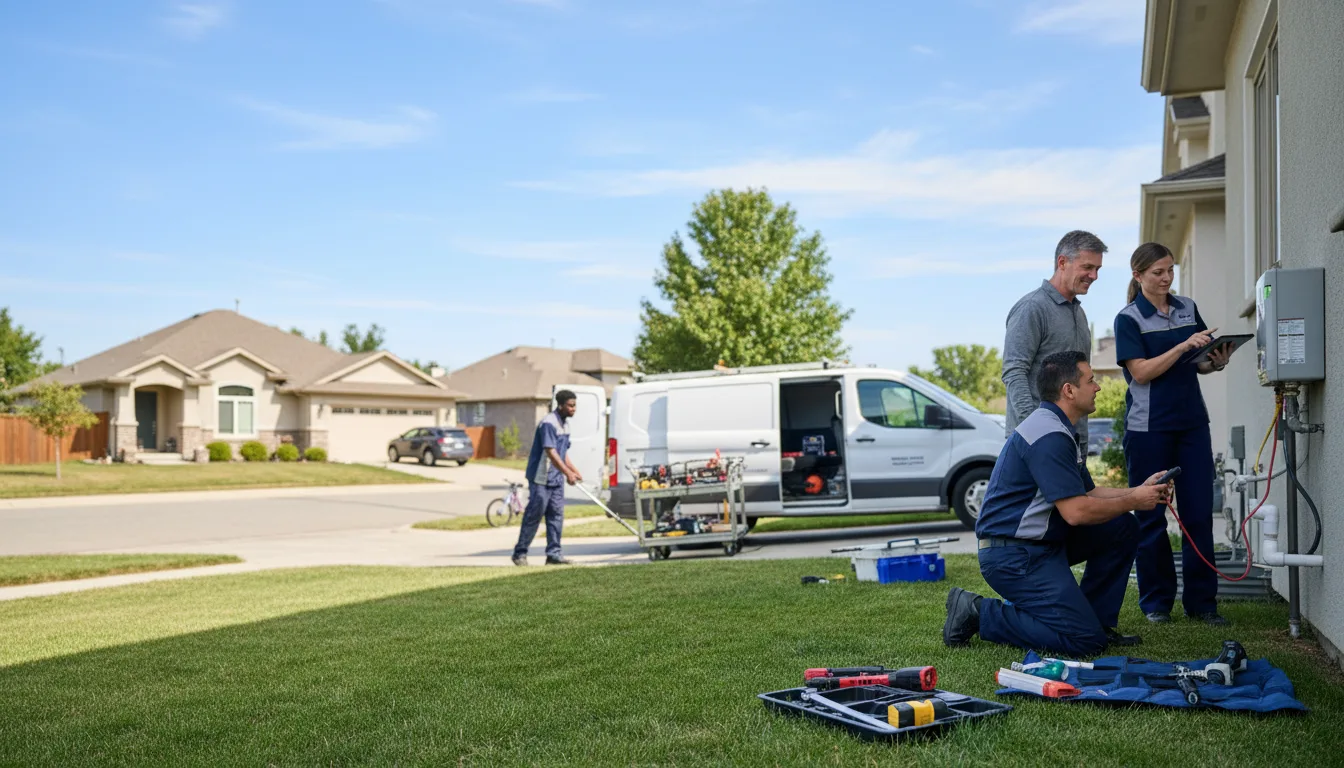 Tankless water heater service in Franklin, VA